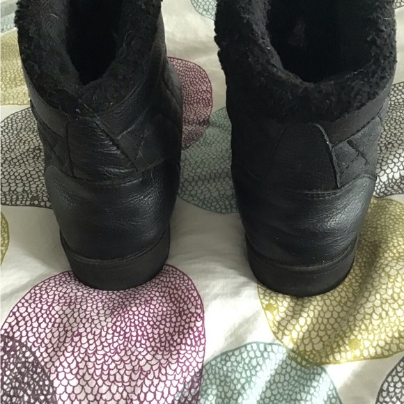 Womens Soft Mov Leather Winter Boots - Picture 4 of 5